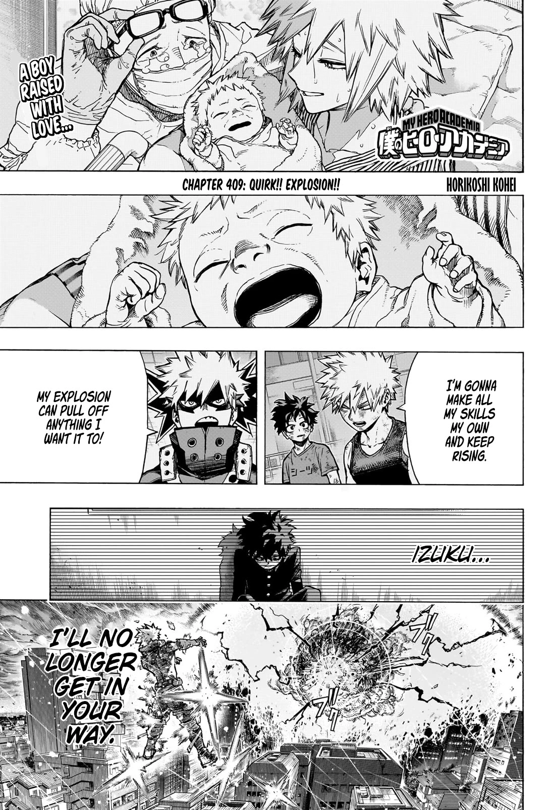 Boku no Hero Academia Chapter 409 1